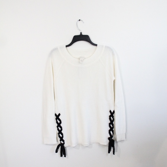 Chico's Sweater New Women Knit Top Long Sleeves Small sz 0 - Picture 2 of 8